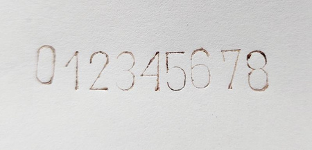 Ursus C 328 C328 numeratory znaczniki stemple 7 mm