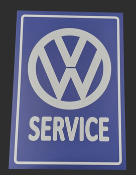 Volkswagen Service- tablica PRL