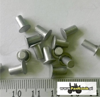 Nit 4 mm x 8 mm nity aluminiowe do tabliczki znamionowej