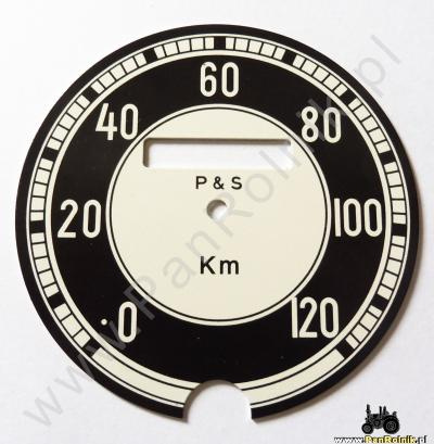 DKW P&S SB NZ 200 250 350 500 cyferblat tarczka licznika 120 km/h
