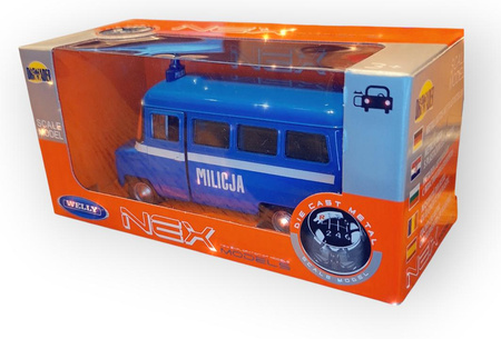 Nysa 522 Milicja Model Auta PRL w skali 1:34