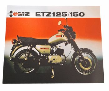 MZ ETZ 125/150 tablica PRL