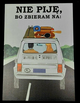 Nie piję bo zbieram na- tablica PRL