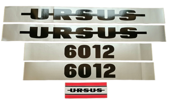 Ursus 6012 naklejki naklejka napis emblemat na maskę