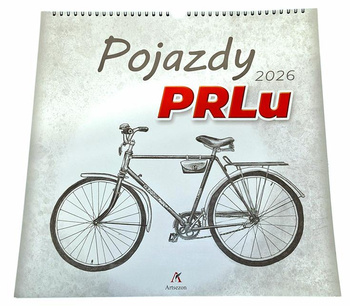 Pojazdy PRLu 2026 kalendarz ścienny na spirali
