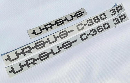 Ursus C360 3P C 360 3P naklejki naklejka napis emblemat na maskę