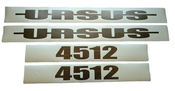 Ursus 4512 naklejki naklejka napis emblemat na maskę