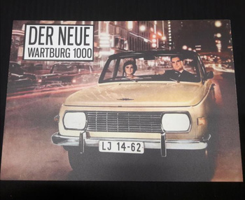 Wartburg tablica PRL