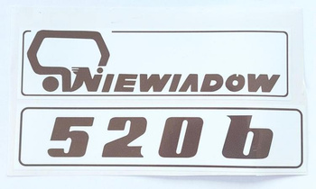 Niewiadów 520 B 520 naklejka logo znaczek naklejki