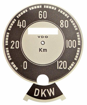 DKW SB 350 500 cyferblat tarczka licznika 120 km/h