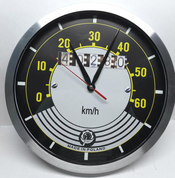 KOMAR Romet ZZR zegar ścienny, metalowa ramka 30 cm