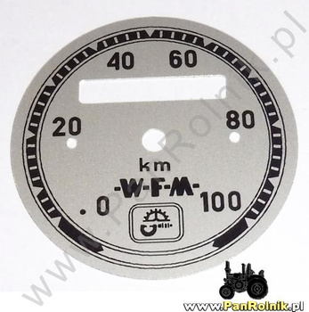 WFM M06 cyferblat aluminium 100km/h