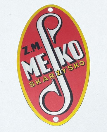 Mesko Olimpia rower- emblemat logo znaczek napis