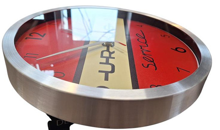 Ursus Serwis zegar ścienny metalowa ramka 30 cm