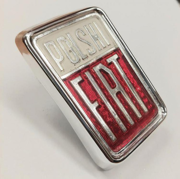 Polski Fiat 125p emblemat logo znaczek