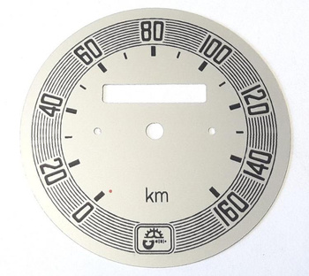 Junak M10 M 10 cyferblat tarczka licznika aluminium szara