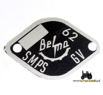 Belma tabliczka klaksonu SMPS 62 6V WFM JUNAK SHL WSK