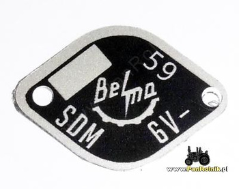 WFM M06 M50 M52 OSA tabliczka na sygnał dźwiękowy klakson