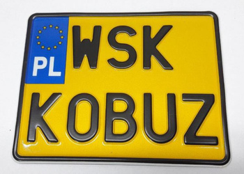 WSK Kobuz tablica zlotowa kolekcjonerska