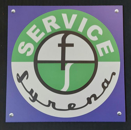 Syrena FSO Service Tablica PRL