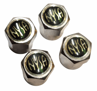 Nysa nakrętka wentyla z logo 4 sztuki