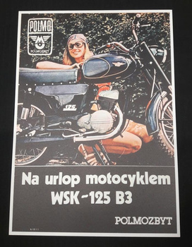 WSK M06B3 czarna Tablica PRL