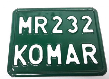 Komar MR 232 tablica zlotowa zielona