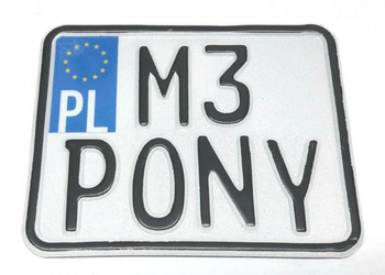 Romet Pony M3 tablica zlotowa kolekcjonerska