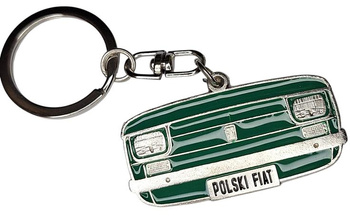 Polski Fiat 126 breloczek brelok maska zielona