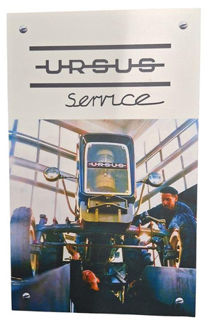 Ursus C4011 C 4011 serwis - tablica PRL