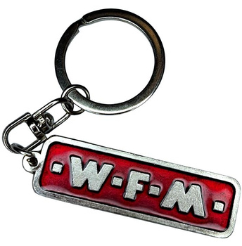 WFM breloczek brelok logo napis