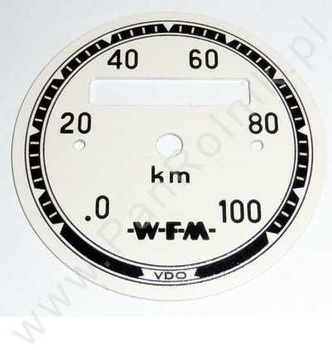 WFM MO6 VDO cyferblat licznika pierwsza seria