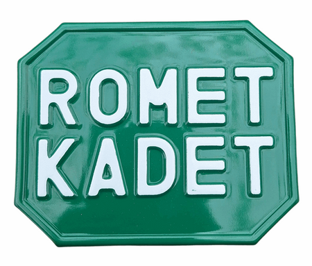 Romet Kadet  tablica zlotowa kolekcjonerska zielona