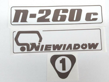 Niewiadów N-260 C N260C naklejki naklejka logo napis