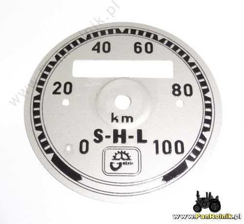 SHL M06U cyferblat licznika z przetłoczeniem