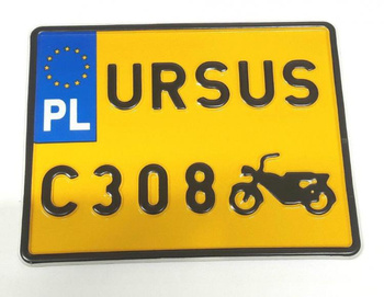 URSUS C308 C 308 tablica zlotowa kolekcjonerska