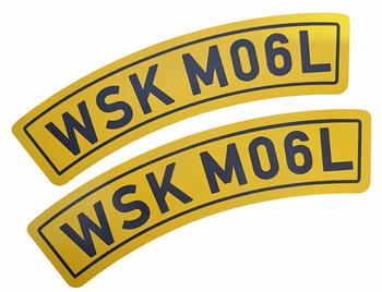 WSK M06L M 06 L tablica na przedni błotnik 2 szt.