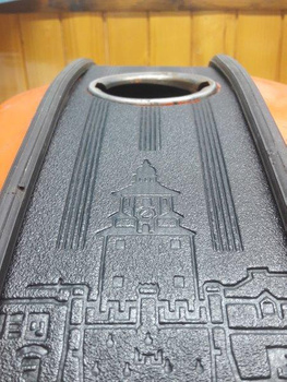 WSK 125 175 pasek katedra na bak, brama, krawat tłoczony czarny pas