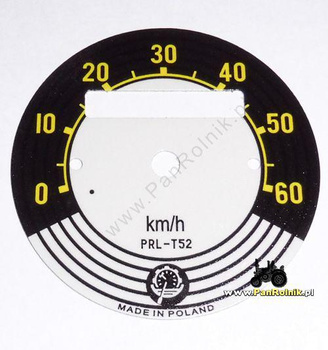 Komar cyferblat 60 km/h PRL T-52