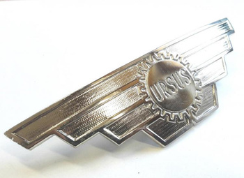 URSUS C 308, C 328, C 325 emblemat na maskę, logo, napis NIKIEL
