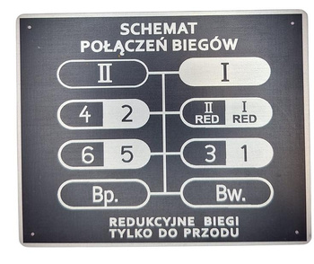 Władimir schemat skrzyni biegów biegi nr.1