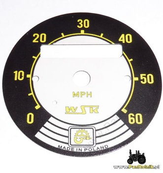 WSK cyferblat 60 MPH eksport