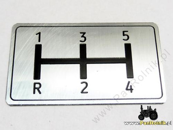 Ursus C4011 C355 C360 schemat biegów tabliczka biegi