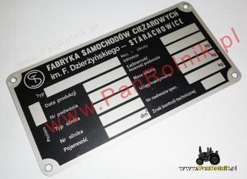 Star FSC 200 244 1142 tabliczka znamionowa