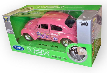 Vw Beetle Garbus różwoy Model Auta PRL skala 1:34