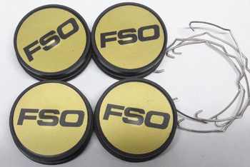 Polonez Fiat 125 FSO złote dekielki do felg aluminiowych OZ 51 mm