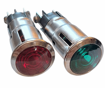 WFM Osa komplet kontrolek kontrolki. Zielona i czerwona kontrolka