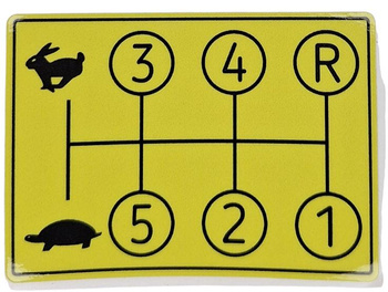 MTZ Jumz schemat biegów naklejka biegi opis