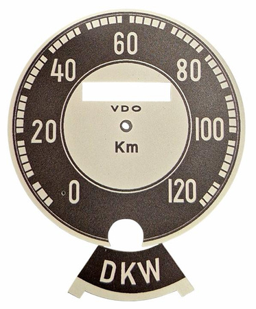 DKW SB 350 500 cyferblat tarczka licznika 120 km/h