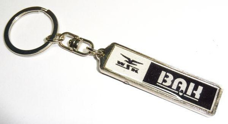 WSK BĄK- breloczek, brelok napis, logo